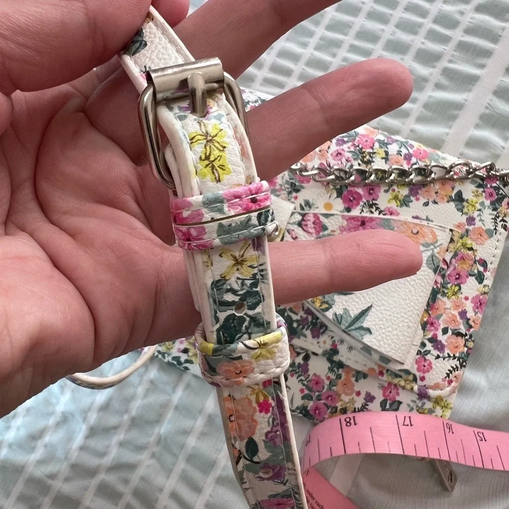Betsey Johnson Floral Crossbody Bag.
